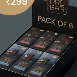 Cutis PRO BAR Pack of 6 Each 50g | 18g. Plant-Based Protein | Sugar-Free & Gluten-Free | New Enhanced Taste | Vanilla Almond Banana & Vanilla Almond Cocoa Bars